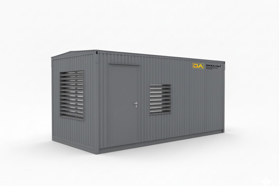 Дизельный генератор АД80С-Т400 (VOLVO PENTA) в цельносварном контейнере - 3 степень автоматизации